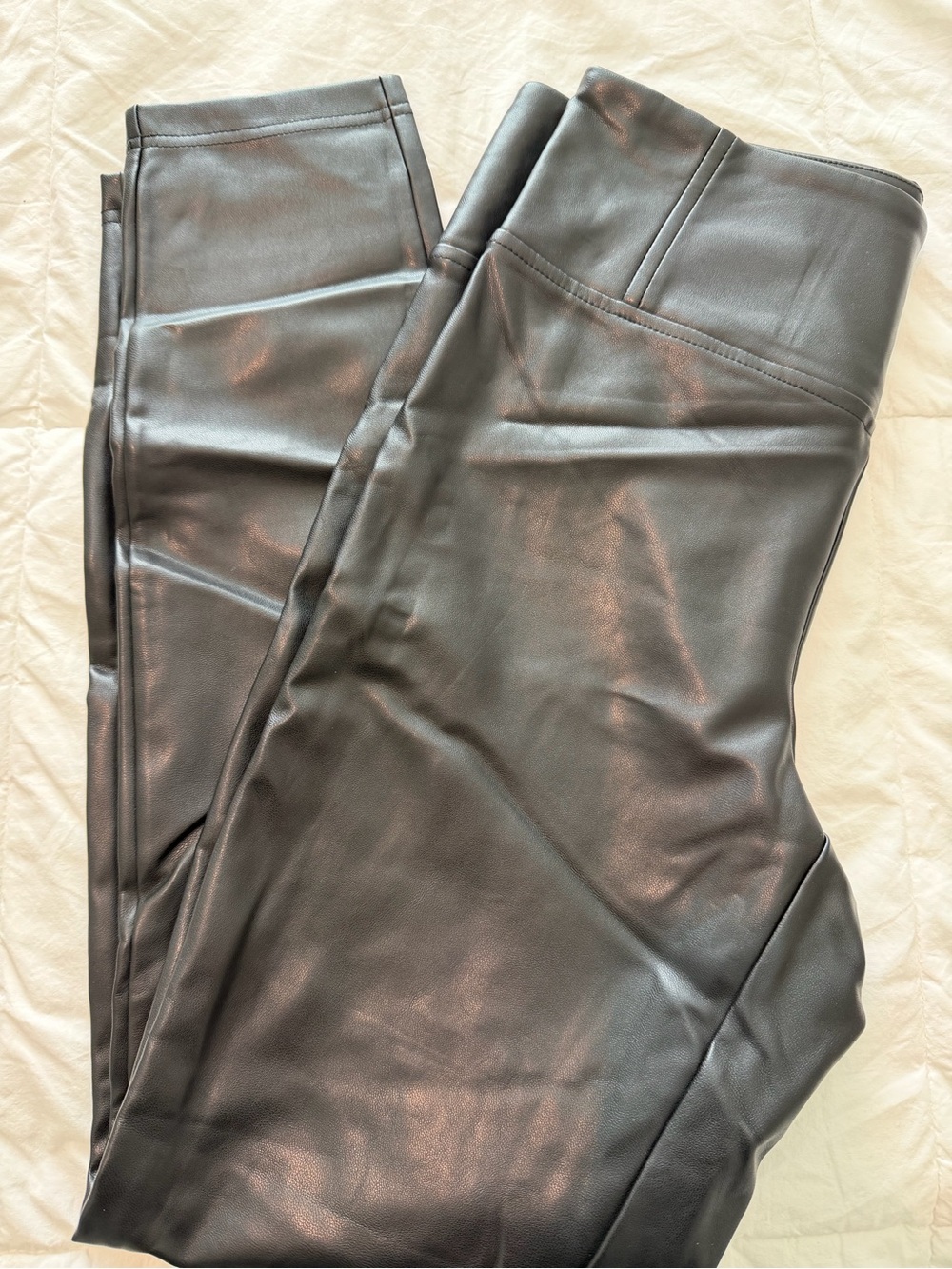 Laundry By Shelli Segal Black Faux Leather Leggings